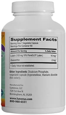 MaxiVision® Lutein Formula - Vision Support - 90 Capsules - 1 Bottle