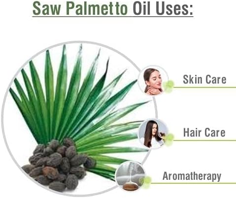 Saw Palmetto Oil - Pure & Natural Cold-Pressed Oil | Use for Skin Care & Hair Care | Used In Cream, Lotion, Shampoo, And Many Others (30ML)