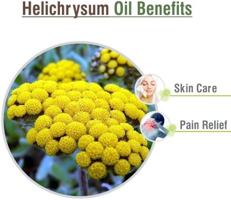 Salvia Helichrysum Essential Oil (Helichrysum Italicum) - 50 ML with Dropper