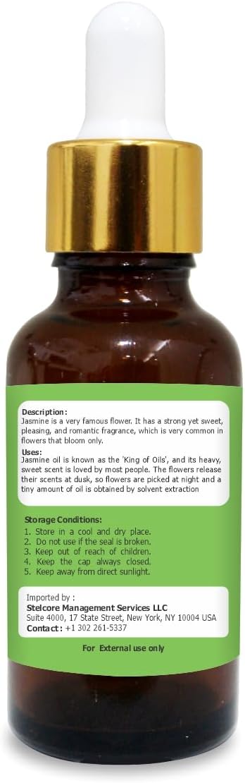Salvia Jasmine (Jasminum Officinale.) Oil - 15ml/0.507Fl Oz with Dropper