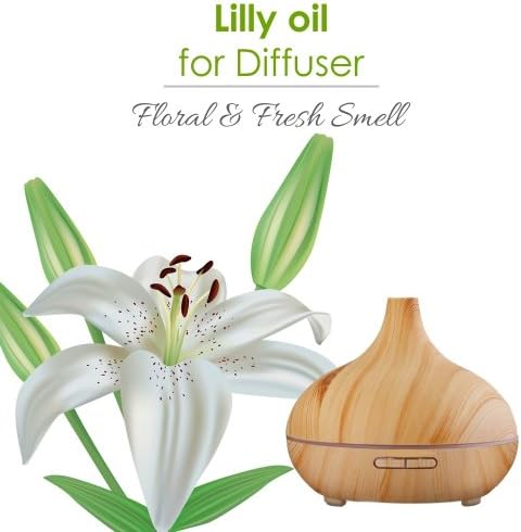 Lily (Lilium Auratum) Essential Oil Pure and Natural Undiluted Uncut Oil | Use for Aromatherapy Scented Fragrance Oil | Therapeutic Grade (30 ML) (1.01 fl oz)