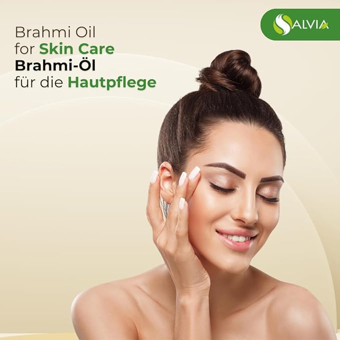 Salvia Brahmi (Bacopa monnieri) Oil - 15ml/0.507Fl Oz with Dropper