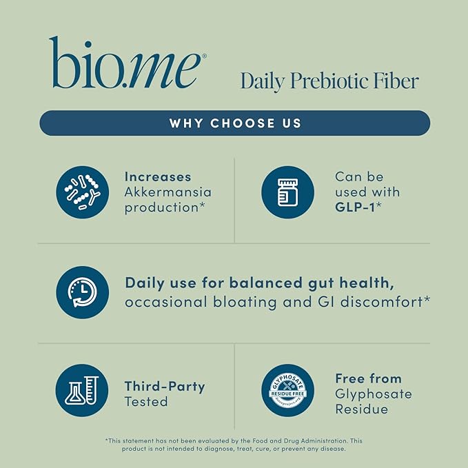 Daily Prebiotic Fiber Supplement Powder Travel Packs for Digestive Health & Gut Health - Fiber Powder Unflavored Prebiotics, Non-GMO, Gluten & Sugar Free Soluble & Insoluble Fibre - 20 Servings