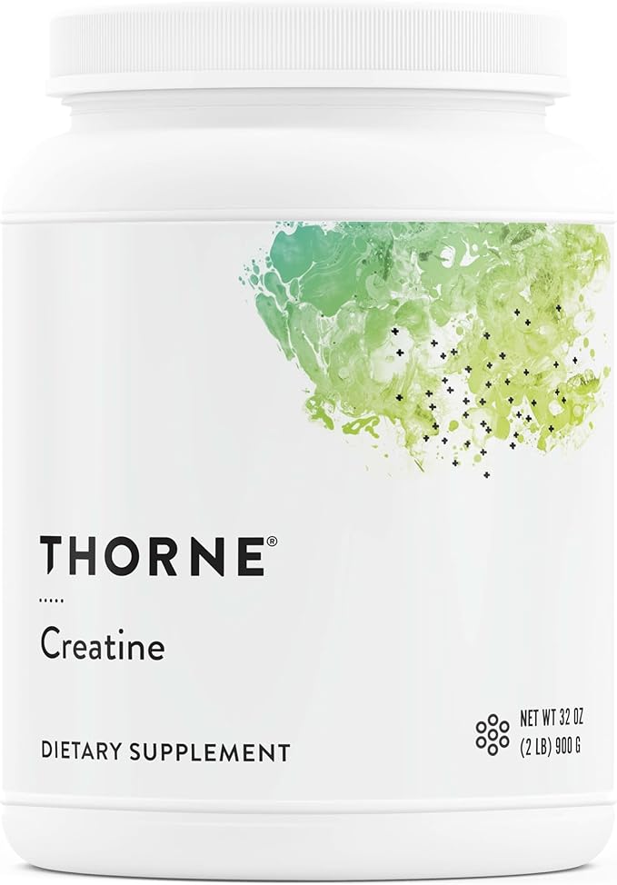 THORNE Creatine - Micronized Creatine Monohydrate Powder, Amino Acid Support for Muscles, Cellular Energy & Cognitive Function* - Unflavored - NSF Certified for Sport - 5 g per Serving - 180 Servings