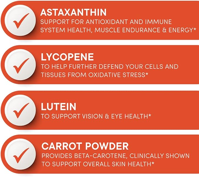 Purity Products AstaFX Plus - Astaxanthin Super Formula - 30 Day Supply from Supports Endurance - Promotes Healthy Skin - Supports Visual Health - Up to 6,000 Times More Powerful Than Vitamin C