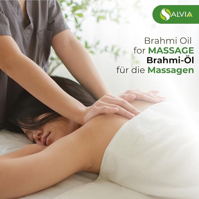 Salvia Brahmi (Bacopa monnieri) Oil - 15ml/0.507Fl Oz with Dropper