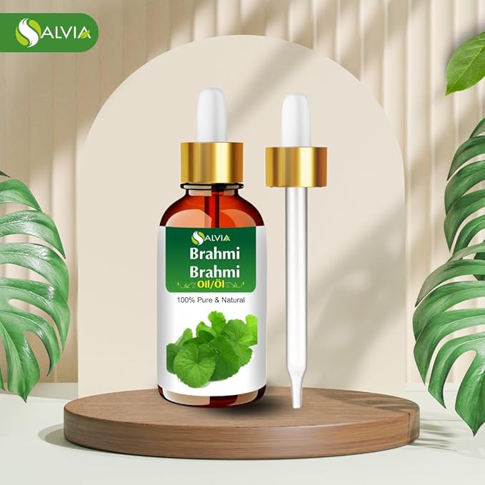 Salvia Brahmi (Bacopa monnieri) Oil - 15ml/0.507Fl Oz with Dropper