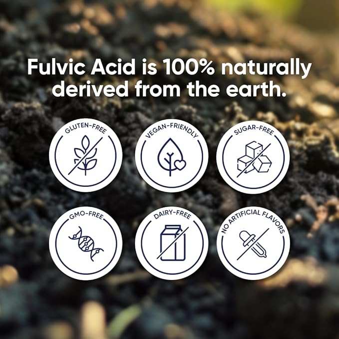 Moerie Fulvic Acid & Humic Acid Trace Mineral Drops - 77 Trace Minerals, 18 Amino Acids, 5 Vitamins - Fulvic Humic Mineral Blend - Liquid Minerals Supplements - 2fl oz