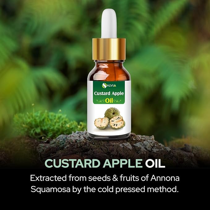 Salvia Custard Apple (Annona Reticulata) Oil - 100ml/3.38Fl Oz with Dropper