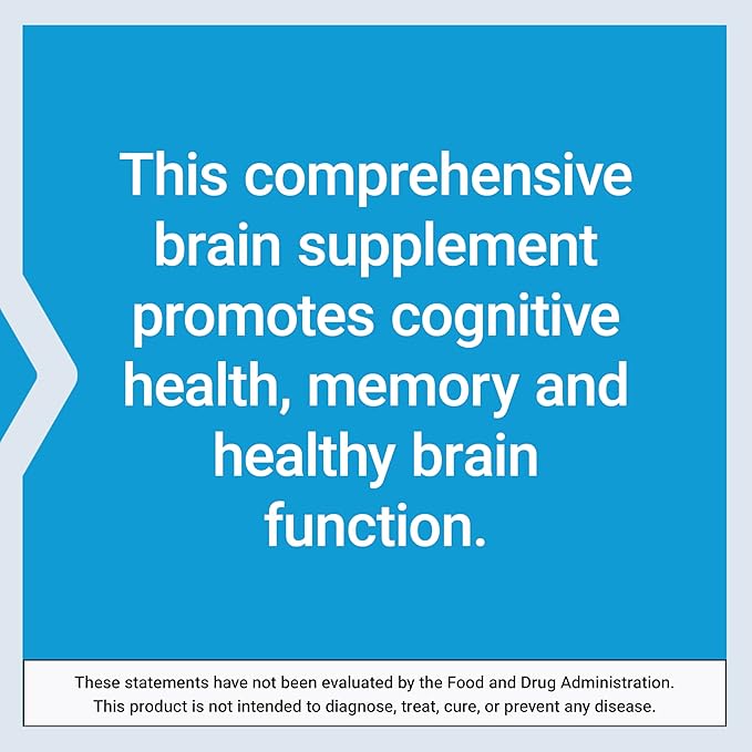 Life Extension Cognitex Elite Pregnenolone- Brain Health Supplement for Memory, Focus & Cognition- Formula with Phosphatidylserine, Ashwagandha & SAGE Extract, Calcium + More- 60 Vegetarian Tablets