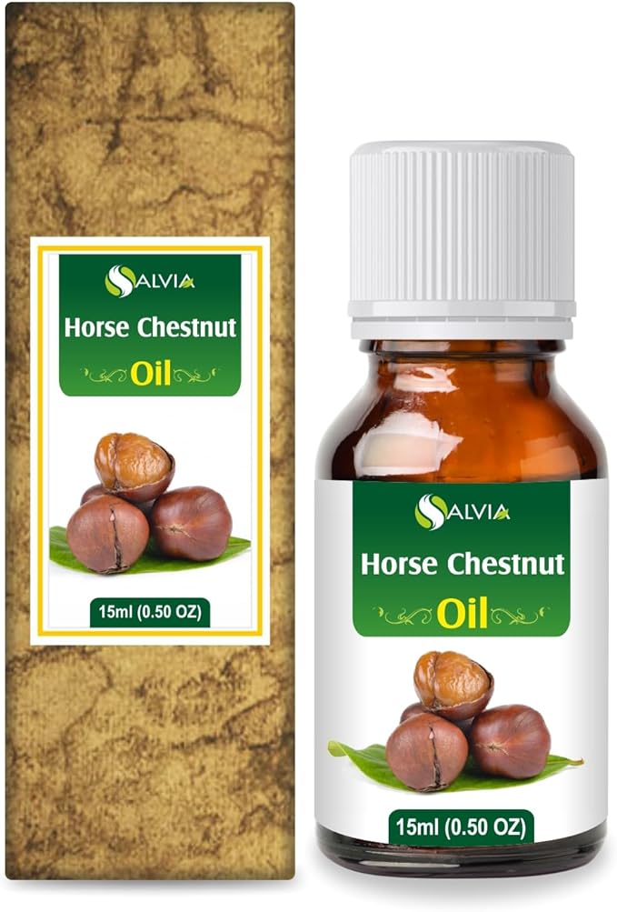 Salvia Horse Chestnut Oil |Pure and Natural Horse Chestnut Oil | Firm Skin, Skin Hydration, Skin Toning, Cosmetic Grade| Skincare, Hair Care, and DIY Purpose - 15 ML