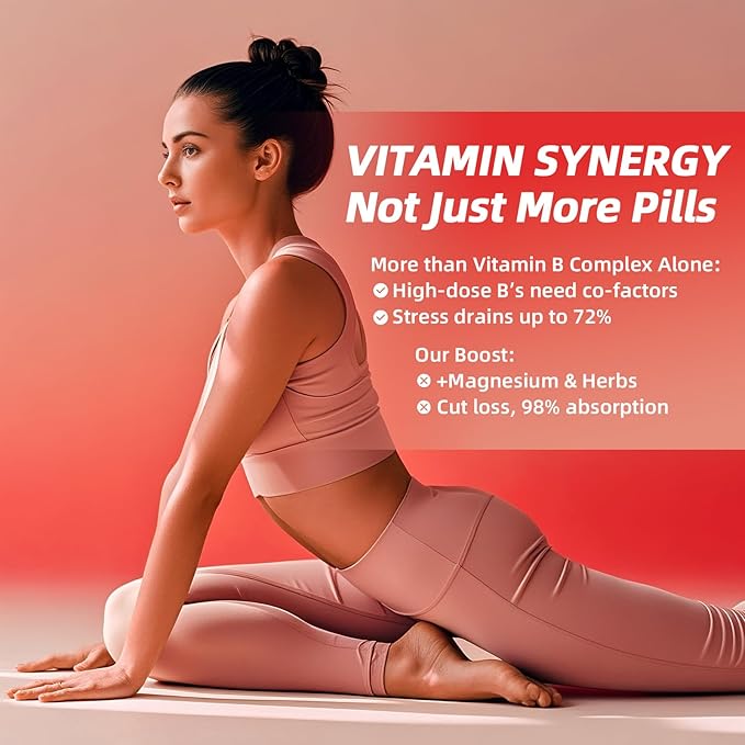 Super B Complex Liquid | B12 Methylcobalamin + Methyl Folate | B Vitamins Complex Liquid Drops with B3,B5,B6,B7, Ashwagandha & L-Theanine for Energy, Focus & Immunity, 4 fl Vegan Raspberry