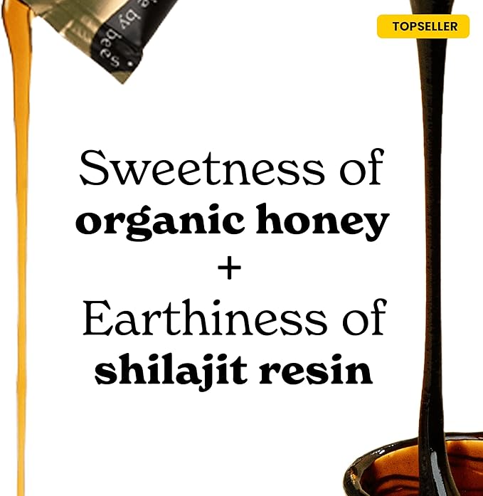 Pure Himalayan Shilajit Sticks with Organic Honey, Saffron | Easy to Consume Shilajit| Energy Boost & Immune Support, 85+ Trace Minerals, 75%+ Fulvic Acid (Pack of 2)