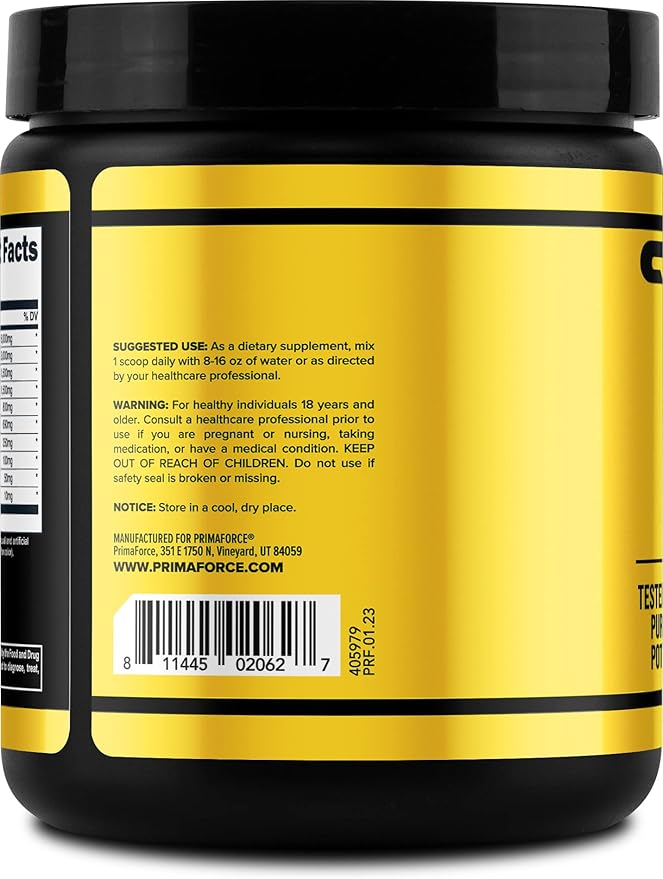 Primaforce EAA Powder (30 Servings) | Essential Amino Acids for Pre/Intra Workout and Recovery - Non-GMO and Gluten Free (Watermelon)