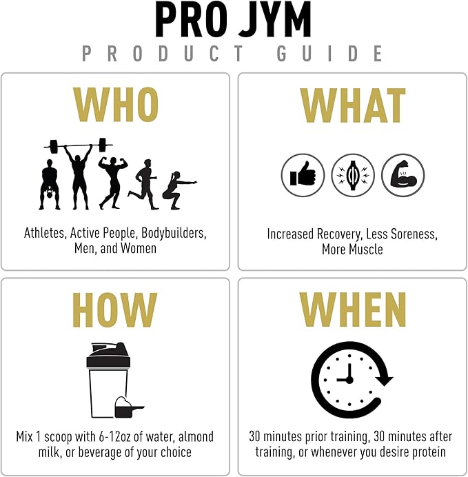 Pro JYM S'Mores Protein Powder - Whey Protein Isolates, Casein, & Milk Protein, Lean Muscle Building for Men & Women, JYM Supplement Science, 45 Servings
