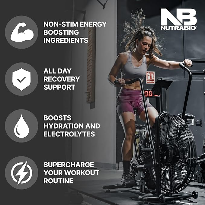 NutraBio Alpha EAA - All-Day Amino Acids for Muscle Growth and Hydration - Essential Amino Acids with Nootropics & Adaptogens- Full Spectrum EAA BCAA Powder - 30 Servings - Blueberry Lemonade