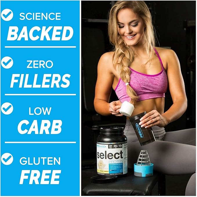 PEScience Select Protein Powder, Whey and Casein Blend, Clean Protein Powder for Women and Men, Low Calorie, Low Carb, Keto Friendly, Gluten Free - Cookies and Cream - 27 Servings