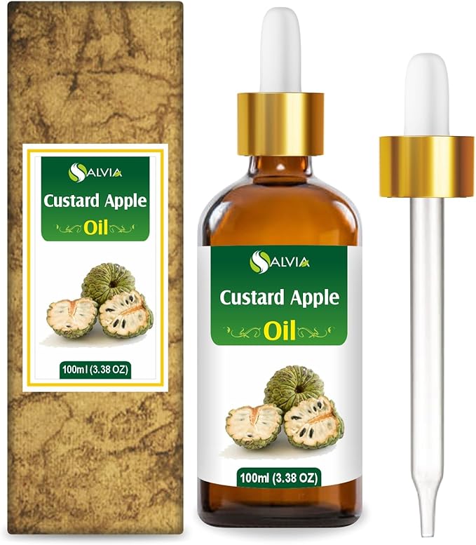 Salvia Custard Apple (Annona Reticulata) Oil - 100ml/3.38Fl Oz with Dropper