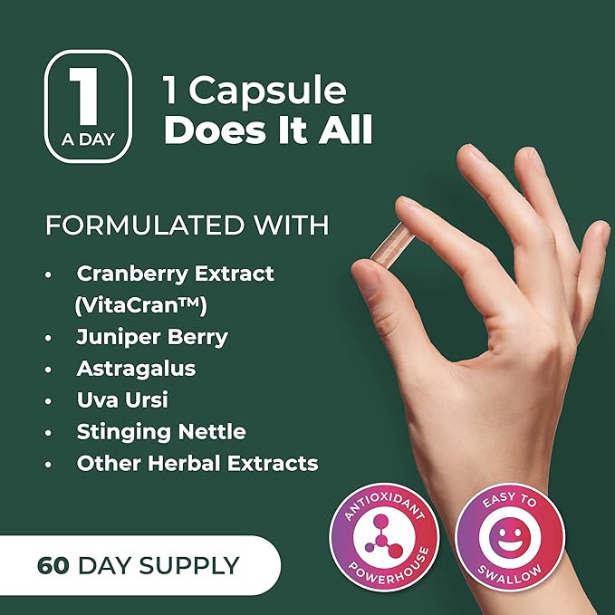 PurePremium Kidney Support Supplement – Kidney Cleanse Detox & Repair with Cranberry Extract & Astragalus - 21-in-1 Complex Supports Normal Bladder, Urinary Tract & Kidneys Health - 60 Day Supply