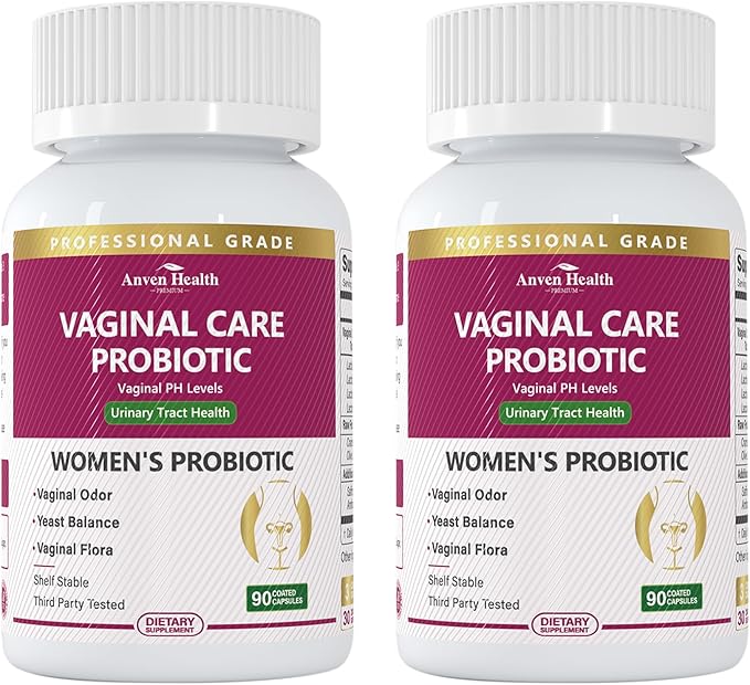 Vaginal Probiotics for Women - 60 Billion Womens Probiotic for Vaginal Flora, Odor, Yeast, Gut & Digestive Health with Saffron, Lecithin, Cranberry & Olive Leaf Extracts | 180 Veggie Caps