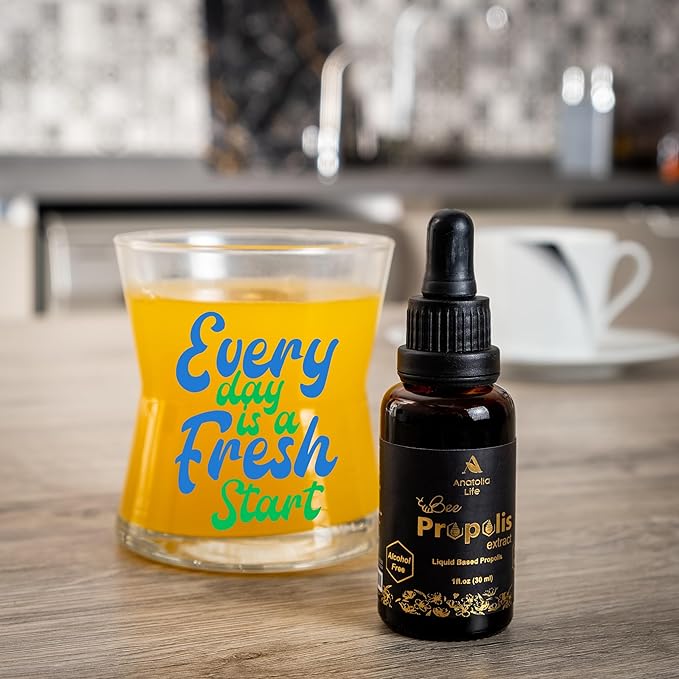 Propolis Extract (30 mL) and Natural Sweet Orange Essential Oil (20 mL) Bundle - Immune System Booster and Aromatherapy Duo - Alcohol-Free, High Potency, Non-GMO, Candle Making