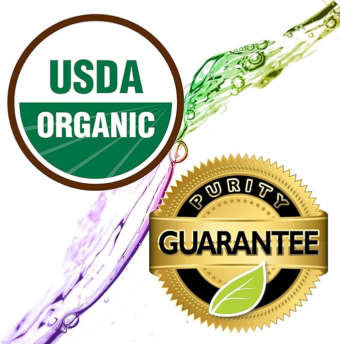 Healing Solutions Organic Tea Tree Essential Oil, 1 oz/10ml Undiluted Tea Tree Oil for Skin & Hair