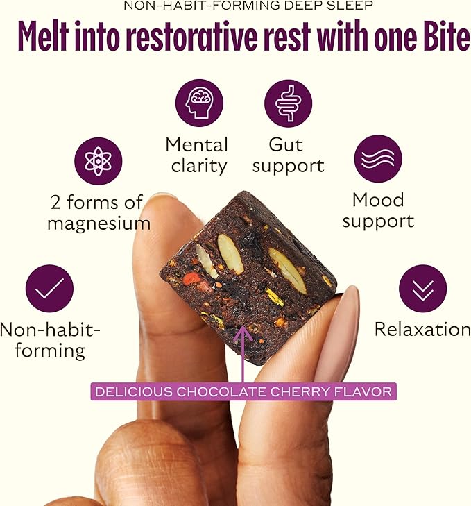 GEM Bite Complete Routine Variety Pack with Daily Multivitamin (14 Bites), Chill-Out Calm (7 Chews) & Deep Sleep Aid (7 Chews) | Supports Gut, Skin, Brain, Bone, Sleep, Immunity