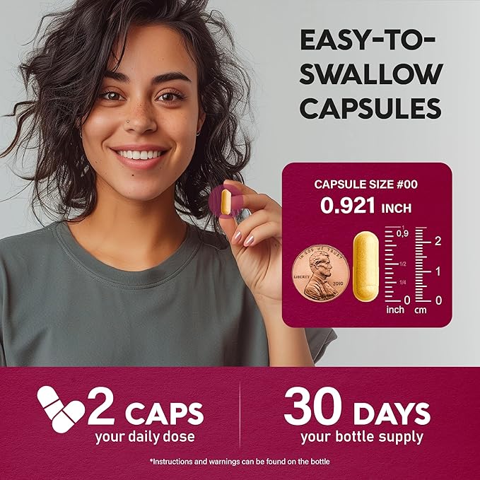 Riboflavin B2 + Vitamin B Complex for Men & Women - B12, B1, B3, B5, B6, B7, B8, B9 | Vitamin C, Choline, Inositol - B-Complex Supplement - Energy, Brain & Heart Support - Made in USA, 60 Vegan Caps