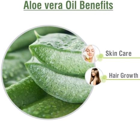 Aloe Vera Oil Therapeutic Premium Oil with Dropper by Salvia in Amber Glass Bottle 100% Natural Pure Undiluted Cold Pressed Aromatherapy Carrier Oil (50 ML with Dropper)