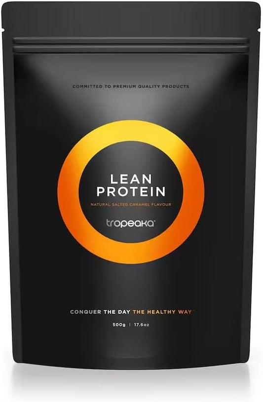 Tropeaka Plant Based Lean Protein Powder for Smoothies & Shakes - Salted Caramel - Vegan Protein for Men & Women, Gluten Free, Dairy Free, Non-GMO, 17.6oz (20 Servings)