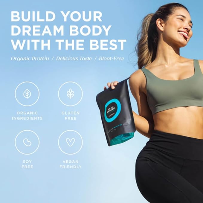 Tropeaka Plant Based Lean Protein Powder for Smoothies & Shakes - Vanilla - Vegan Protein for Men & Women, Gluten Free, Dairy Free, Non-GMO, 17.6oz (20 Servings)