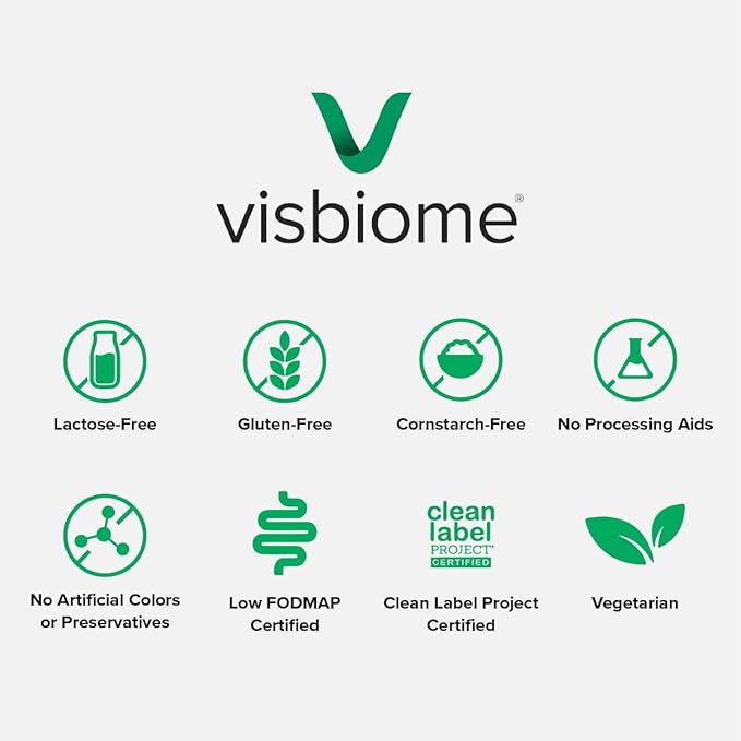 Visbiome® GI Care - High Potency Probiotic - 112.5 Billion CFU Live Probiotics, Original De Simone Formulation, Made in USA, 120 Capsules.