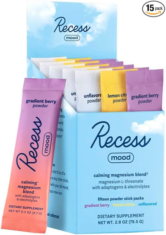 Recess Mood Drink Mix Powder | Sampler Pack | 15ct Box