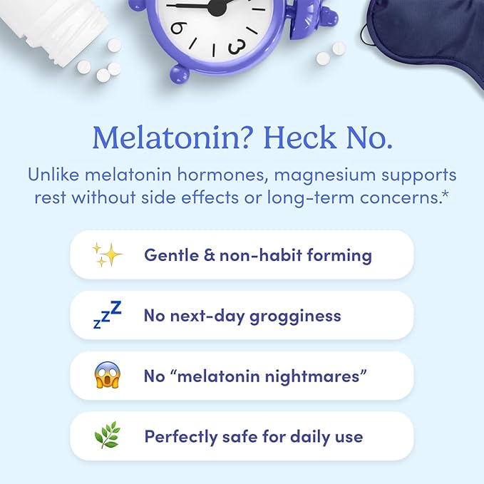 FIRST DAY Women’s Nighttime Reset Calming Magnesium Gummies – Sleep Aid Supports Peaceful Rest, Balanced Mood & Energy – Supplement with Magnesium Citrate, L-Theanine & No Melatonin – 30-Day Supply