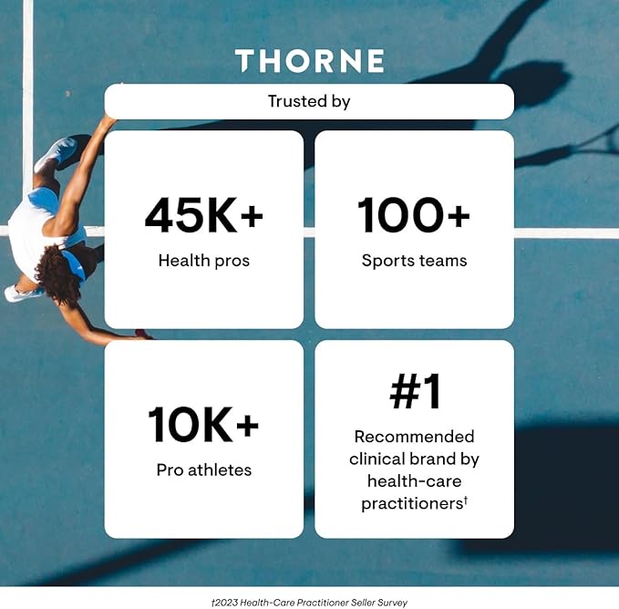 THORNE - Ashwagandha - Highly Concentrated Shoden - Calming Stress Support for Women & Men* - Supports Daytime Energy, Mental Clarity & Optimal Immune Function* - 30 Capsules