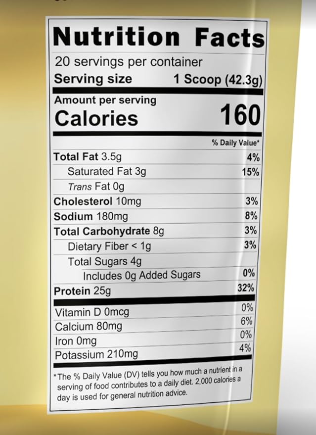 FlavCity Grass Fed Whey Protein Powder - Vanilla Smoothie - 25g Protein & 10g Collagen - Made with Real Vanilla Bean & Organic Coconut Milk - Gluten Free & No Added Sugars (20 Servings)