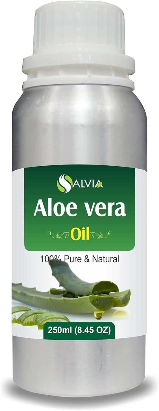 Aloe Vera Oil Therapeutic Premium Oil with Dropper (250 ML/8.45Floz)