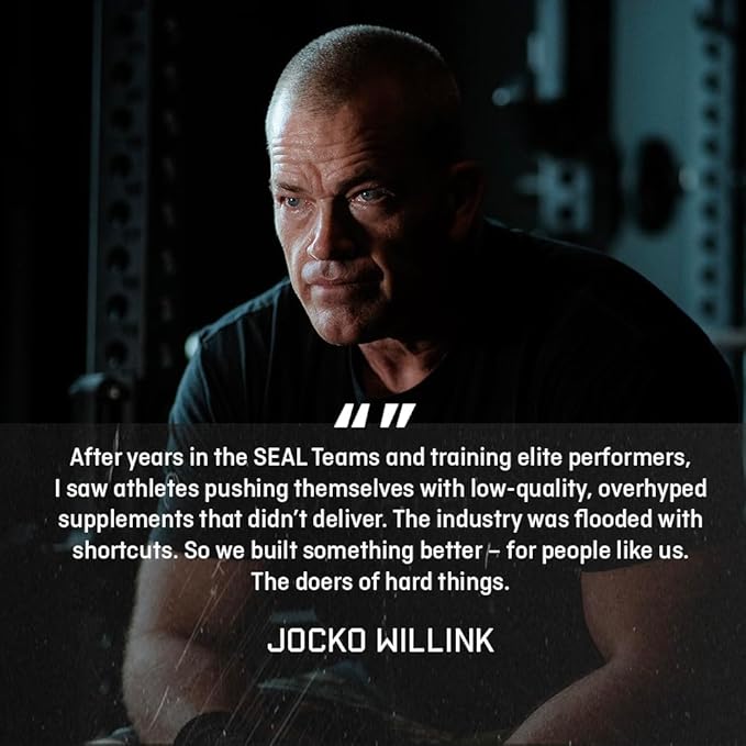 Jocko Fuel Mölk Whey Protein Powder 22g Protein - 95mg of Caffeine - Low Sugar Monk Fruit Blend - Muscle Recovery & Growth, Packaging May Vary (28 Servings, Coffee & Donuts)