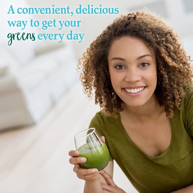 Garden of Life Perfect Food Super Green Formula - 60 Servings, 45 Superfoods, Greens, Fruit & Veggie Juice Superfood Powder Supplement, Probiotics & Organic Spirulina for Digestion & Immune Health