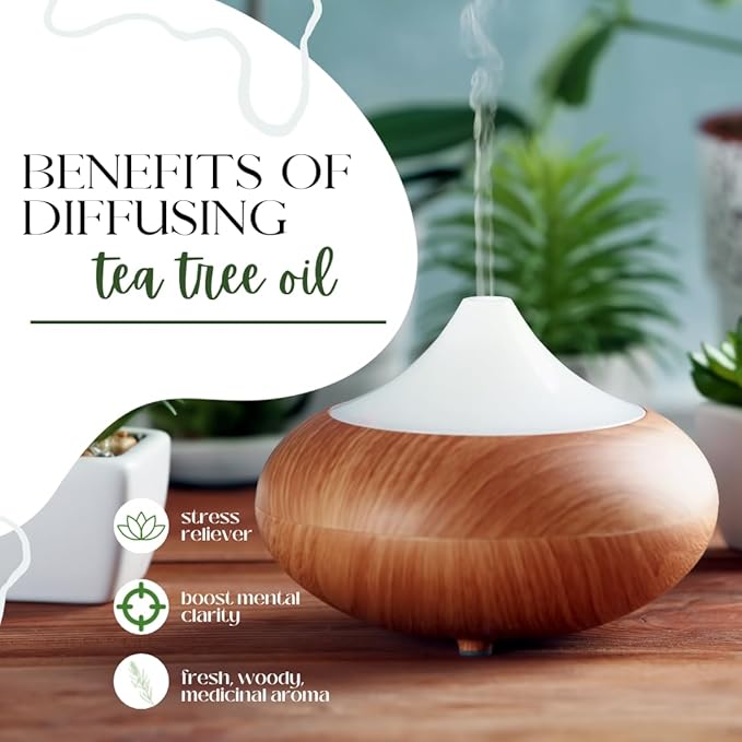 Tea Tree Essential Oil – 1 Gallon (128 oz) – 100% Pure & Undiluted – Bulk Size for Small Business, Aromatherapy, Cleaning, DIY Projects – GreenHealth