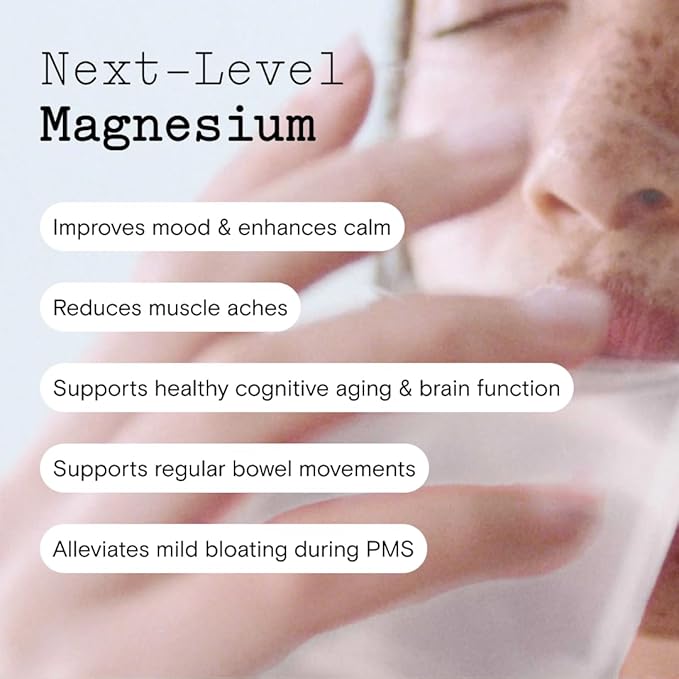 Moon Juice - Magnesi-Om, Unflavored - Jar (30 Servings) - Brain Health & Rest - Magnesium Powder - L-Theanine - Regularity - Glass Bottle - 3rd Party Tested - 100% Traceable - Vegan & Non GMO - 4.2oz