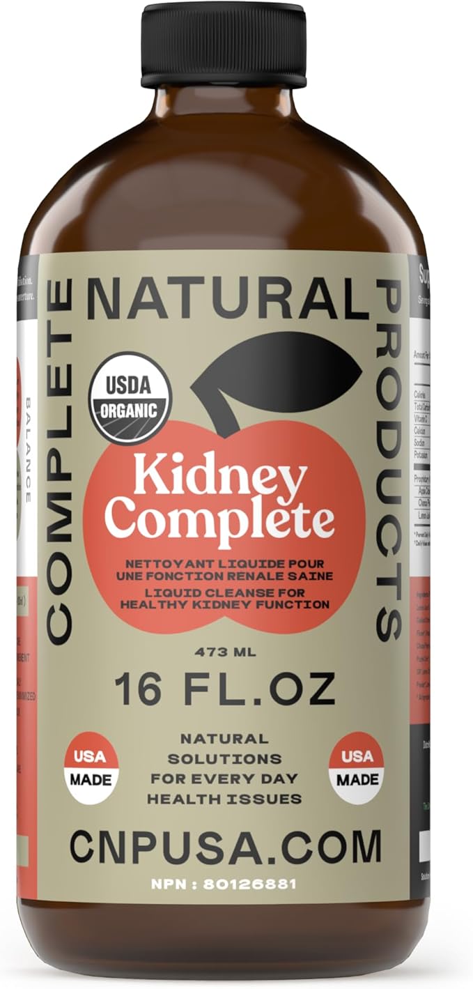 Complete Natural Products Kidney Complete - 16oz Glass Bottle, Kidney Cleanse
