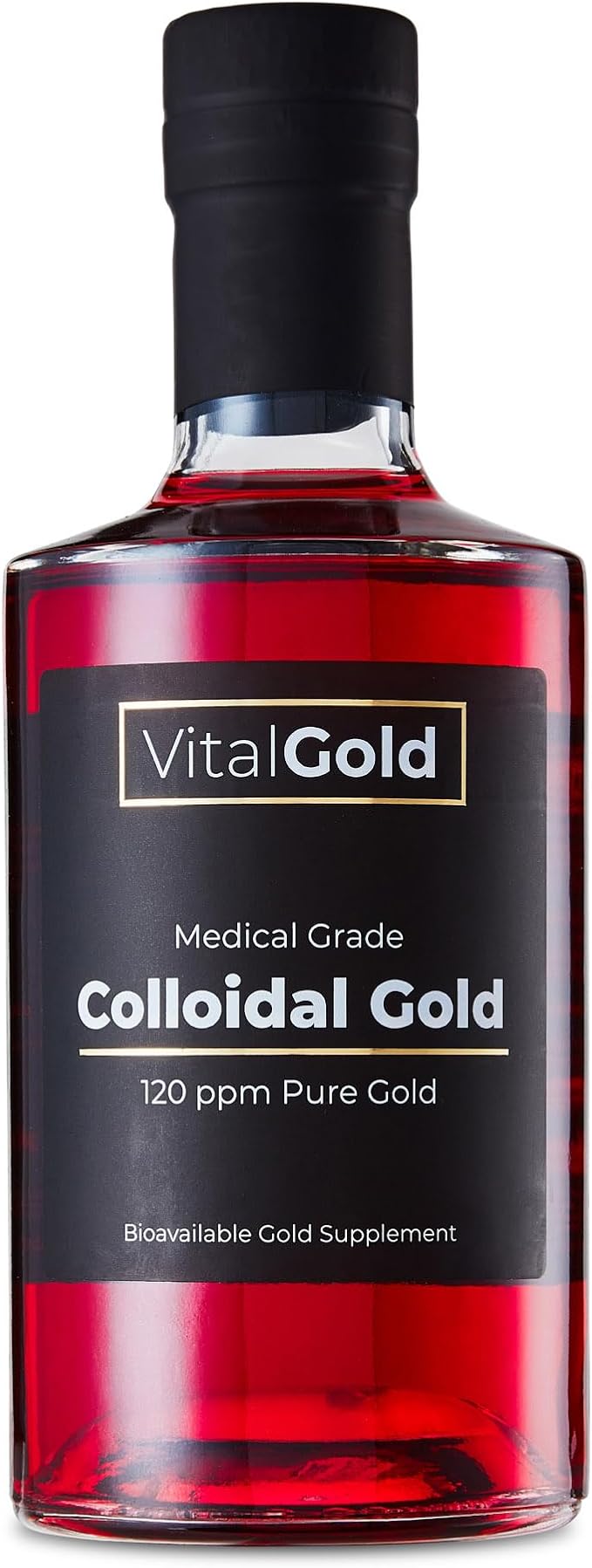 Colloidal Gold 120 PPM - 500ml - Ultra Strength Gold Supplement