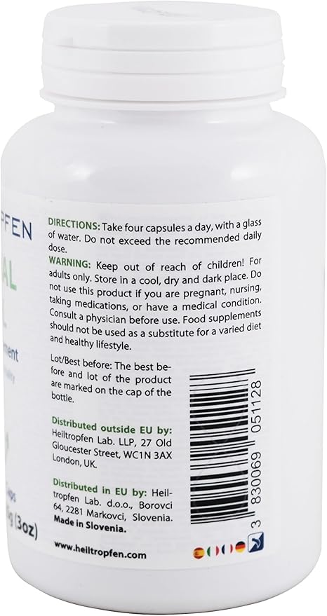 Eternal Vital - Natural Ageless Vitality | 12-Compound Complex | 120 Veggie Capsules | Dietary Supplement