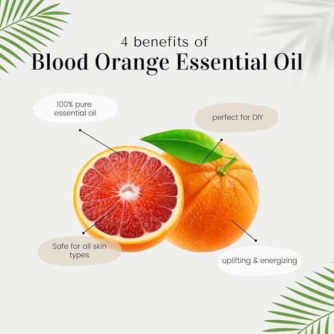 Blood Orange Essential Oil - 128 fl oz (1 Gallon) Plastic Bottle w/Cap - 100% Pure Essential Oil by GreenHealth