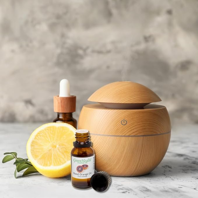 Blood Orange Essential Oil - 128 fl oz (1 Gallon) Plastic Bottle w/Cap - 100% Pure Essential Oil by GreenHealth