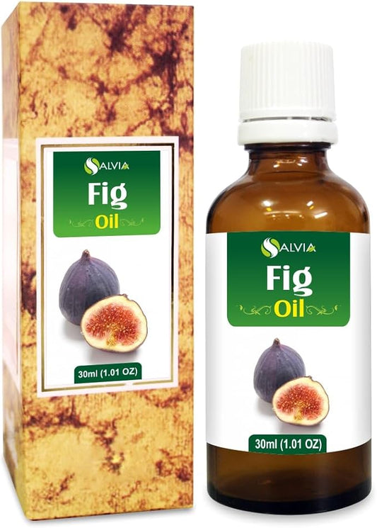 Salvia Fig Oil, 30 ML - Pure and Natural for Skin Care (Moisturize, Nourish, Rejuvenate) and Hair Care (Prevent Dry Brittle and Split Ends) - Aromatherapy Oil