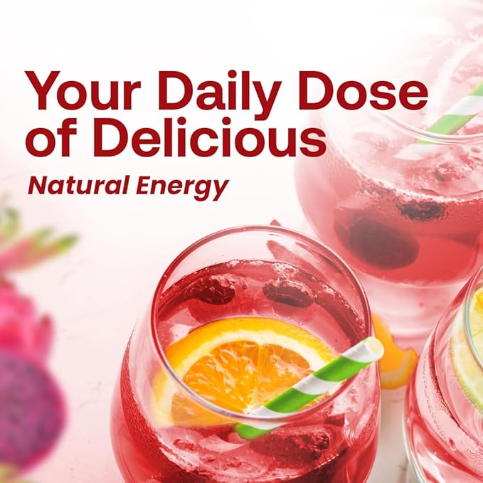 Dr. Smoothie Refreshers Blood Orange Coconut Ginger – Made with Real Fruit Juice – Drink Concentrate, No Artificial Colors, Shelf-Stable – Lightly Caffeinated with Green Coffee Extract (46 oz Bottle)