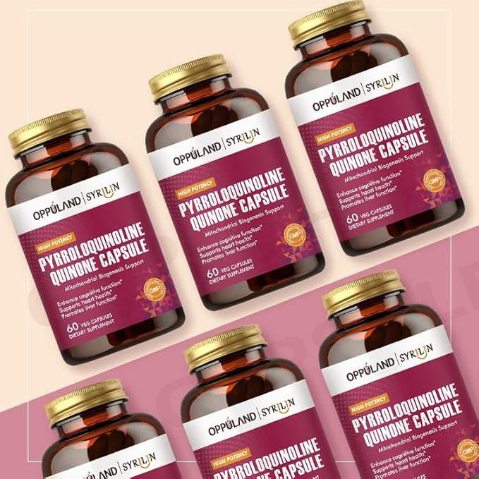 Pyrroloquinoline Quinone-PQQ Supplement 20 mg-Supports Heart Health*-Gluten-Free,Non-GMO,Vegetarian-60 Veg Capsules