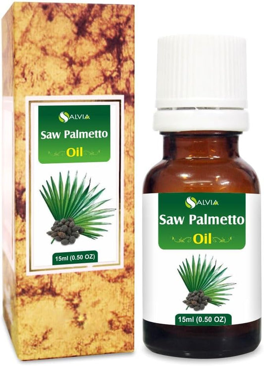 Salvia Saw Palmetto Oil - Pure & Natural Cold-Pressed Oil - (15ML)